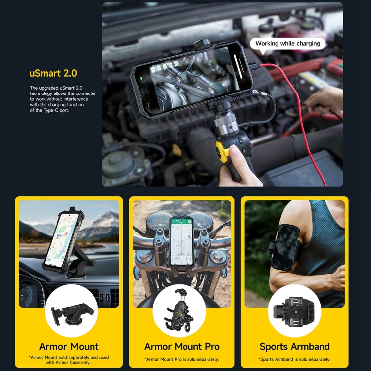 Ulefone Armor 27 Rugged Phone, 12GB+256GB, Night Vision, 10600mAh, 6.78 inch Android 14 MediaTek Helio G99 Octa Core, Network: 4G, NFC, OTG, Armor 27 Ulefone Armor 27 Rugged Phone, 12GB+256GB, Night Vision, 10600mAh, 6.78 inch Android 14 MediaTek Helio G99 Octa Core, Network: 4G, NFC, OTG, Armor 27